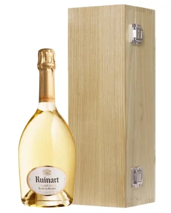 Ruinart Blanc de Blanc Champagne 75cl Oak Luxury Gift Boxed