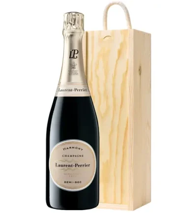 Laurent Perrier Demi-Sec Champagne 75cl In Pine Gift Box
