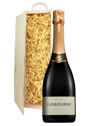 Gusbourne Brut Reserve ESW 75cl In Pine Gift Box