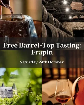 Barrel-Top Range Tasting with Frapin Cognac - Saturday 24th October 2026