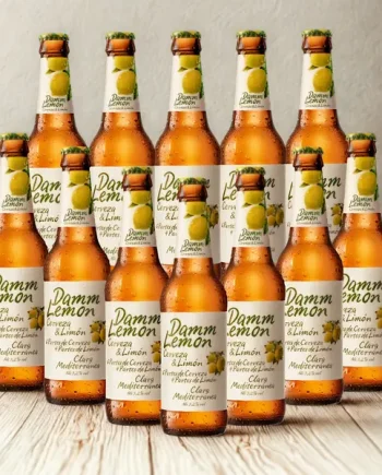 Damm Lemon Cerveza & Limon Radler 330ml Bottles 3.2% ABV (Multipack)