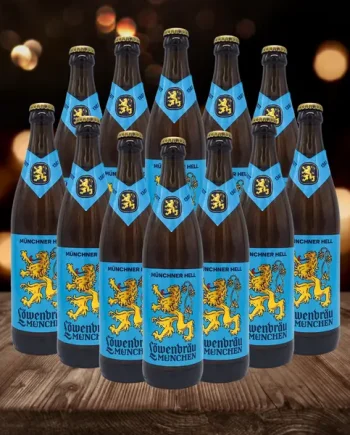 Löwenbräu Original German Helles Lager 500ml Bottles - 5.2% ABV (Multipacks)