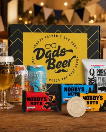 Beavertown Craft Beer Gift Differently Set with Glass & Snacks (2 Pack)