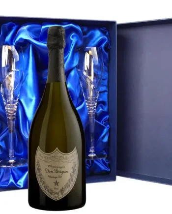 Dom Perignon Brut 2017 Champagne 75cl And Royal Scot Glasses Blue Gift Box Set