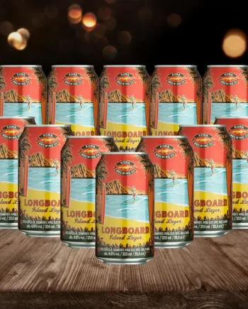 Kona Brewing Co Longboard Island lager 355ml Can - 4.6% ABV (Multipack)