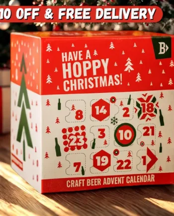 Alcohol-Free Craft Beer Advent Calendar 2026 – 24 Alcohol-Free Ales, Lagers & IPAs Christmas Countdown (24 Pack)