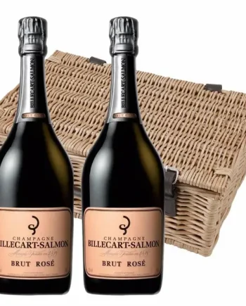 Billecart Salmon Le Rose Champagne 75cl Twin Hamper (2x75cl)