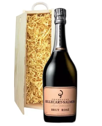 Billecart Salmon Le Rose Champagne 75cl In Pine Gift Box