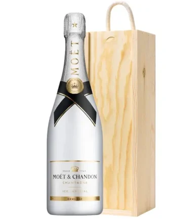 Moet and Chandon Ice White Imperial 75cl In Pine Gift Box