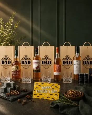 Best Dad Whisky Gift Set with Glass – Premium Whisky Selection 70cl
