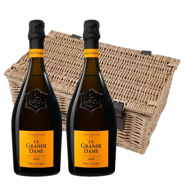 Veuve Clicquot La Grande Dame Brut 2018 Champagne 75cl Twin Hamper (2x75cl)