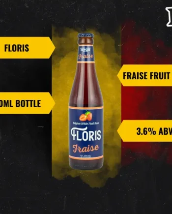 Floris Fraise Belgian Fruit Witbier 330ml Bottles - 3.60% ABV (Multipack) - BBD 17/04/26