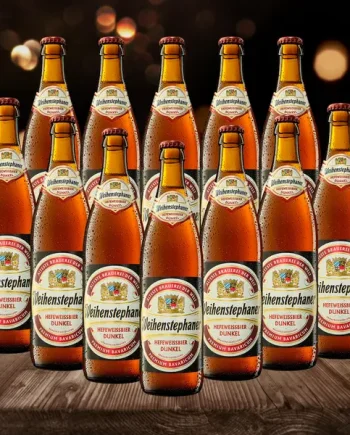 Weihenstephaner German Heffe Dunkel Weiss 500ml Bottles - 5.3% ABV (12 Pack)