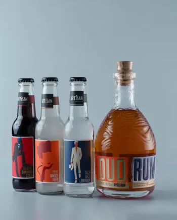 DUO SPICED RUM + Artisan Bottle Mixers Bundle