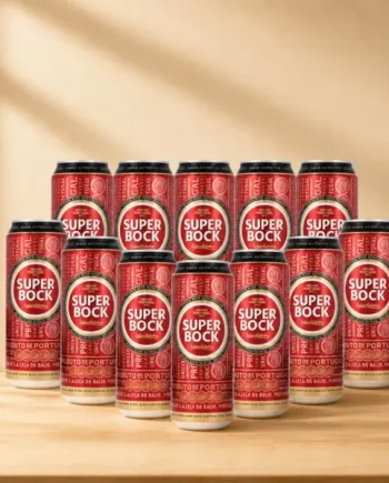 Super Bock Portuguese Lager 500ml Cans - 4.7% ABV (Multipack)