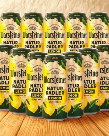 Warsteiner Natur Lemon Radler 500ml Cans (Multipack) - 2.0% ABV