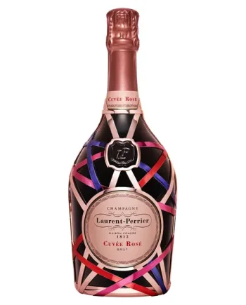 Laurent Perrier Rose Champagne Ribbon Robe 75cl
