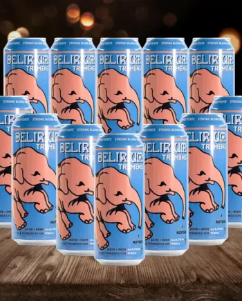 Delirium Tremens Belgian Blonde Strong Ale 500ml Cans – 8.5% ABV (12 Pack)
