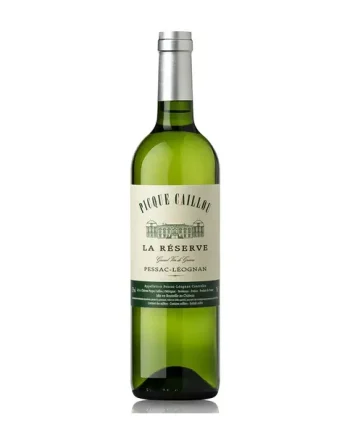 05C1PCAI6PK _ 2021 - Ch Picque Caillou Blanc Cru Classé Pessac Léognan - 6x75cl