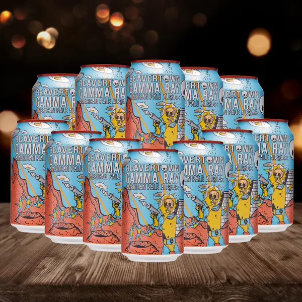 Beavertown Gamma Ray Beer: American Pale Ale 330ml Cans - 5.4% ABV (12 Pack)