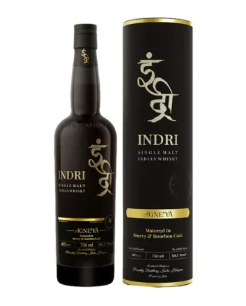 Indri Agneya Indian Single Malt Whisky 70cl