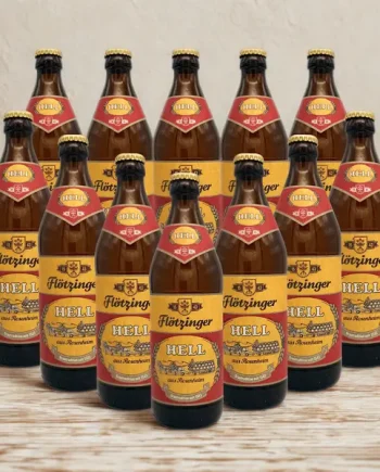 Flotzinger Hells German Beer 500ml Bottles – 5.2% ABV (Multipack)