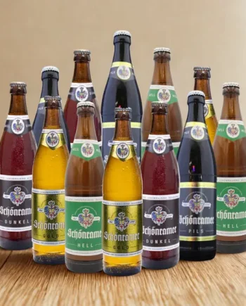 Schönramer German Beer Mixed Case 500ml Bottles – Gold, Helles, Dunkel & Pils (12 Pack)