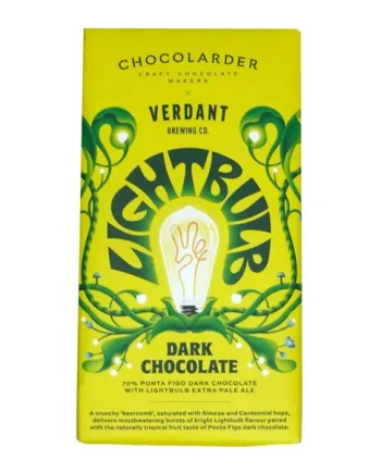 Chocolarder x Verdant Lightbulb Pale Ale Dark Chocolate 70g