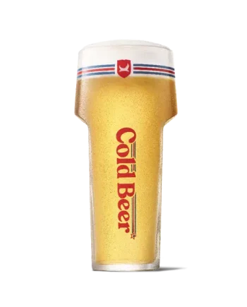 Cold Beer Hero Glass