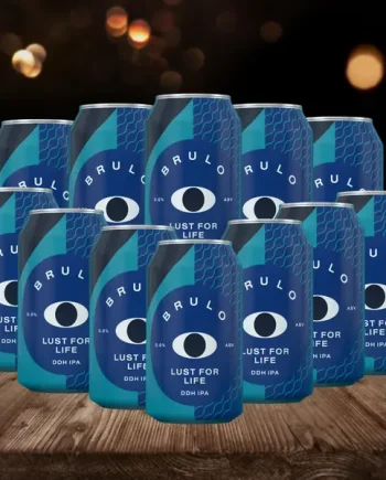 Brulo LUST FOR LIFE British Alcohol Free DDH IPA 330ml Cans - ABV: 0.0% (Multipack)