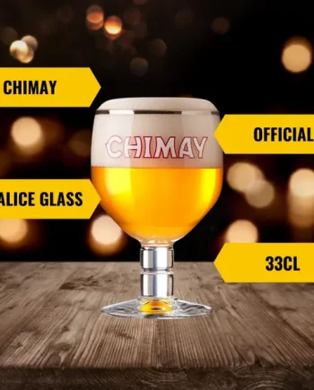 Chimay Official Branded Chalice Glass