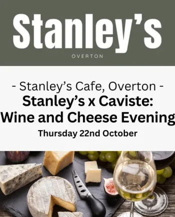 Stanley's x Caviste: Wine and Cheese Evening - Thursday 22nd October 2026
