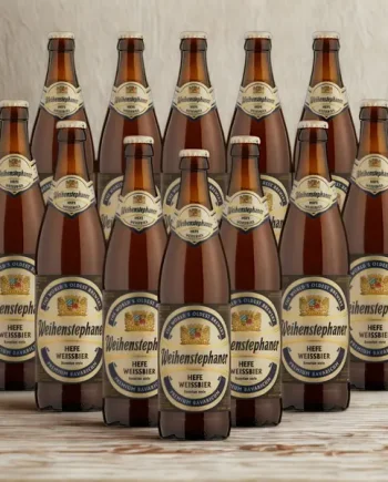 Weihenstephaner German Heffe Weiss Wheat Beer 500ml Bottles - 5.40% ABV (Multipack)