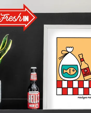 Martyna Makes Goldfish Print