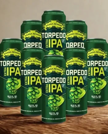 Sierra Nevada Torpedo Extra IPA 473ml Cans – American Craft IPA Beer (8 Pack)