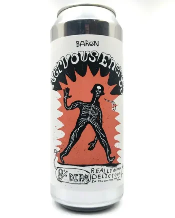 Baron Brewing Nervous Energy Double IPA 8% (500ml can)