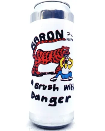 Baron Brewing A Brush With Danger New England IPA 7% (500ml can)
