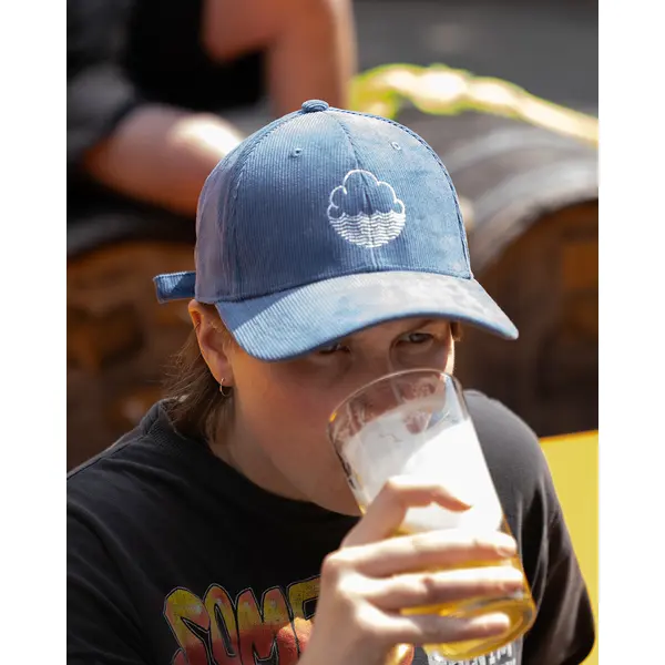 Cord Baseball Cap with logo - 3 colours