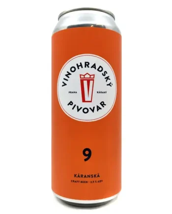 Vinohradsky Pivovar Káranská 9 Lager 3.9% (500ml can)