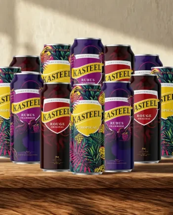 Kasteel Belgian Fruit Beer 500ml Cans Mixed Case 7-8% ABV (12 Pack)