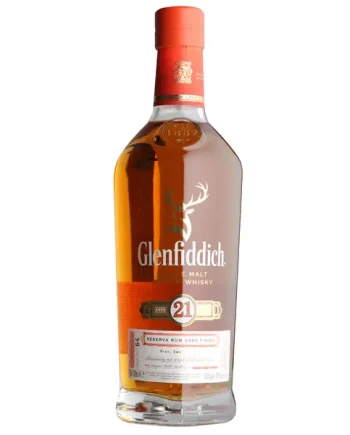 Glenfiddich, Gran Reserva, Caribbean Rum Cask, 21-Year-Old, Speyside, Single Malt Scotch Whisky (40%)