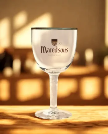 Official Maredsous Belgian Beer Chalice Glass