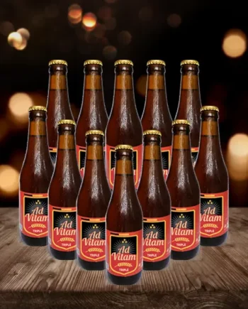 Ad Vitam Triple Belgian Beer 330ml Bottles - 8.3% ABV (12 Pack)