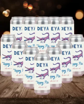 Deya Tappy Pils British Pilsner 500ml Cans - 4.4% ABV (12 Pack)