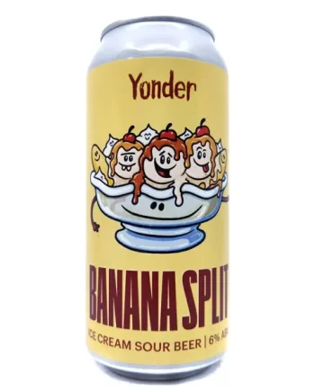 Yonder Banana Split Ice Cream Sour 6% (440ml can)