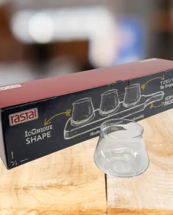 Rastal Teku Taster Glasses with Wooden Serving Paddle Gift Set