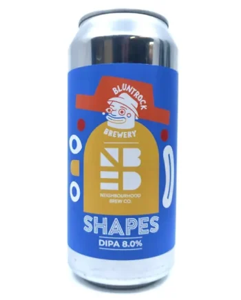 Bluntrock x Neighbourhood Brew Co Shapes Double IPA 8% (440ml can)