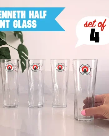'Kenneth' Half Pint Glass - Set of 4