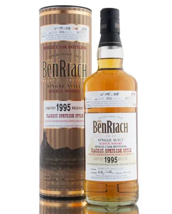 BenRiach 1995 / Single Cask #182044 / UK Exclusive