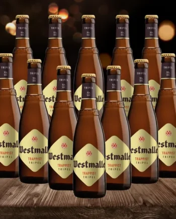 Westmalle Belgian Trappist Tripel Beer 330ml Bottles - 9.5% ABV (Multipack)